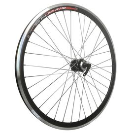 Колесо велосипедное 27,5" переднее, обод двойной алюминиевый, с эксцентриком, цвет черная, ZXX18487, изображение  - НаВелосипеде.рф
