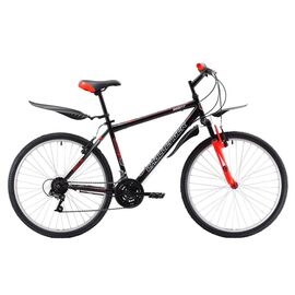 Горный велосипед Challenger Agent 26" 2018, Вариант УТ-00130037: Рама: 18'' (Рост: 1,67 — 1,78 м), Цвет: чёрный/красный/белый , изображение  - НаВелосипеде.рф