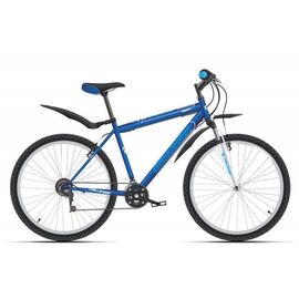 Горный велосипед Challenger Agent 26" 2019, Вариант УТ-00130042: Рама: 18'' (Рост: 1,67-1,78 м), Цвет: синий/белый/голубой, изображение  - НаВелосипеде.рф