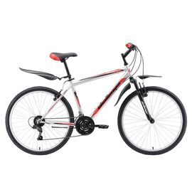 Горный велосипед Challenger Agent Lux 26" 2017, Вариант УТ-00130049: Рама: 18'' (Рост: 1,67 — 1,78 м), Цвет: серебристо-красный , изображение  - НаВелосипеде.рф