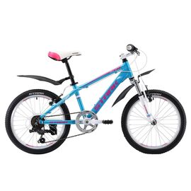 Детский велосипед Stark Bliss 20.1 V 20" 2017, Вариант УТ-00130087: Рама: 17" (Рост: 1,01 — 1,15 м), Цвет: сине-розовый, изображение  - НаВелосипеде.рф