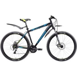 Горный велосипед Stark Funriser 29.4 D 29" 2017, Вариант УТ-00130165: Рама: 18'' (Рост: 1,67 — 1,78 м), Цвет: черно-синий , изображение  - НаВелосипеде.рф