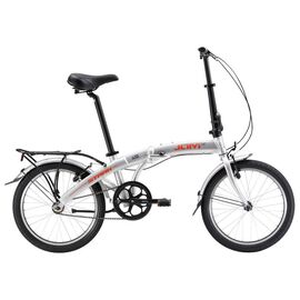 Складной велосипед Stark Jam 20.1 SV 20" 2017, Вариант УТ-00130166: Цвет: серебристо-красный, изображение  - НаВелосипеде.рф