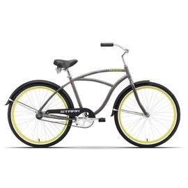 Городской велосипед Stark Reef 26" 2016, Вариант УТ-00130164: Рама: 18'' (Рост: 1,67 — 1,78 м), Цвет: серо-зеленый, изображение  - НаВелосипеде.рф