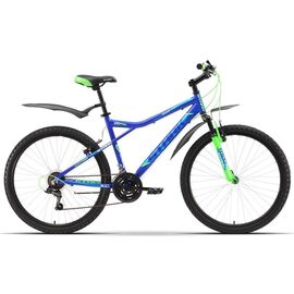 Горный велосипед Stark Slash 26.1 V 26" 2017, Вариант УТ-00130177: Рама: 18'' (Рост: 1,67 — 1,78 м), Цвет: оранжево-синий, изображение  - НаВелосипеде.рф