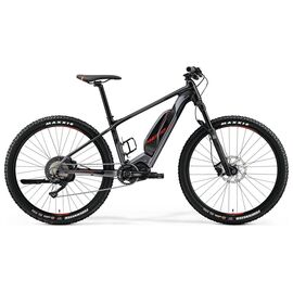 Электровелосипед Merida eBig.Seven Limited 29" 2019, Вариант УТ-00127532: Рама: M 43 (Рост: 175 - 180 cm), Цвет: черно-серебристо-красный, изображение  - НаВелосипеде.рф
