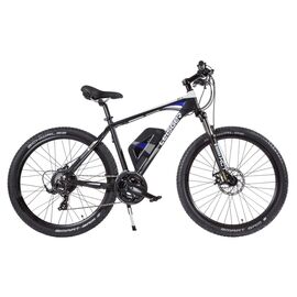 Велогибрид LEISGER MD5 BASIC 27,5" 2019, Вариант УТ-00126428: Цвет: черно-зеленый , изображение  - НаВелосипеде.рф