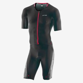 Велокомбинезон Orca 226 Kompress Aero Short Sleeve Race Suit 2019, цвет: черный/оранжевый, JVDD, Вариант УТ-00129782: Размер: L, изображение  - НаВелосипеде.рф