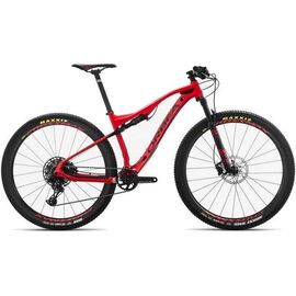Двухподвесный велосипед Orbea OIZ 29" M50 2019, Вариант УТ-00129652: Рама: L (Рост: 185 - 190 cm), Цвет: Красный/черный, изображение  - НаВелосипеде.рф