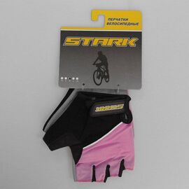Велоперчатки женские Stark, розово-черные, NC-887, Вариант УТ-00131398: Размер: L, изображение  - НаВелосипеде.рф