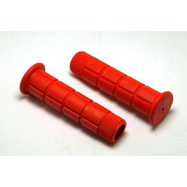 Грипсы велосипедные MTB JOY KIE 125mm, резина, красные, HL-GB72 red, изображение  - НаВелосипеде.рф