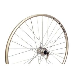 Колесо велосипедное STARK 27.5" MTB, заднее, двойной обод XTB-26, алюминиевый сплав, серебро, изображение  - НаВелосипеде.рф