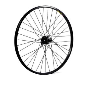 Колесо велосипедное CNSPOKE 26", переднее, 32 спицы, двойной обод, диск, 2 промподшипника, 00-190103, изображение  - НаВелосипеде.рф