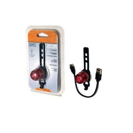 Фонарь велосипедный SANGUAN, задний, 1 светодиод, 4 режима, встроенный Li аккум, USB, алюминий, SG-Ruby-USB SG016 red, изображение  - НаВелосипеде.рф