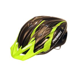 Велошлем PROWELL Raptor, серия-XC SPORT, чернo-зеленый (bld-grn-bk), индивидуальная упаковка, F-22, Вариант УТ-00131420: Размер: M (56-62cm), изображение  - НаВелосипеде.рф