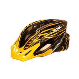 Велошлем PROWELL Lightning, серия-XC PRO, черно-желтый, индивидуальная упаковка, F-38, Вариант УТ-00131422: Размер: M (56-62cm), изображение  - НаВелосипеде.рф