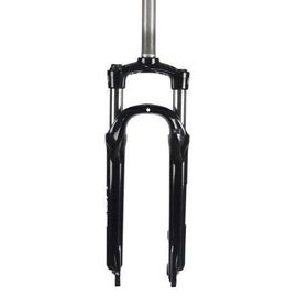 Вилка велосипедная Suntour XCT P, 26", шток 28,6мм стальной, ход 100, чёрный глянцевый, XCT P 26", изображение  - НаВелосипеде.рф