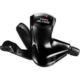 Шифтер Shimano Alfine S503, правый, 8 скоростей, трос+оплетка, черный, ESLS503210LLL3, изображение  - НаВелосипеде.рф