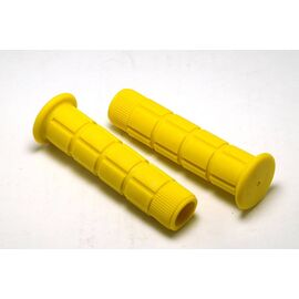 Грипсы велосипедные MTB 125mm, резина, желтые, HL-GB72 yellow, изображение  - НаВелосипеде.рф