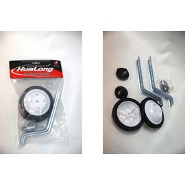 Приставные колеса JOY KIE, универсальные, 12"-20", пластик в упаковке, TW-09+HL-F22, изображение  - НаВелосипеде.рф
