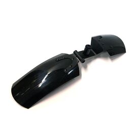 Крыло NANDUN переднее SP-151  20", для фэтбайка, пластик, с крепежами, черное, изображение  - НаВелосипеде.рф