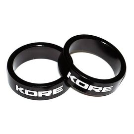 Проставочное кольцо KORE  AL6061-6T, CNC, 34x10mm 1-1\8", черный, изображение  - НаВелосипеде.рф
