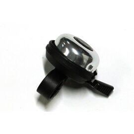 Звонок велосипедный JOY KIE алюминий - пластик база, диаметр 45мм, черная база, 33AD-03 black, изображение  - НаВелосипеде.рф