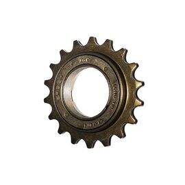 Трещотка BMX DNP, фривил, 1\2*1\8 18T, резьба B1, 37*24, 4-шлица, коричневая, LY-18T4, изображение  - НаВелосипеде.рф