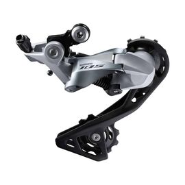 Переключатель Shimano 105 R7000 GS, задний, 11 скоростей, серебристый, IRDR7000GSS, изображение  - НаВелосипеде.рф