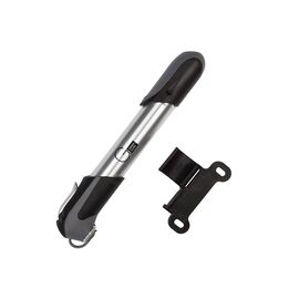 Мининасос Green Cycle GPM-226C алюминиевый компактный, presta+schrader, серый, PUM-45-78, изображение  - НаВелосипеде.рф