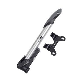 Мининасос Green Cycle GPM-294P Т-ручка, алюминиевый с манометром, Presta+Schreder, серебристый, PUM-20-97, изображение  - НаВелосипеде.рф
