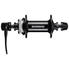 Втулка велосипедная Shimano MT200, передняя, 32 отверстия, QR, CenterLock, чёрный, EHBMT200B, изображение  - НаВелосипеде.рф