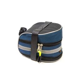 Велосумка TRIX под седло большая, синий, вр065.017.1.0, изображение  - НаВелосипеде.рф