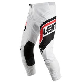 Велоштаны Leatt GPX 4.5 Pant для экстремальной езды, бело-черный 2018, 5018750600, Вариант УТ-00118422: Размер: W28 , изображение  - НаВелосипеде.рф
