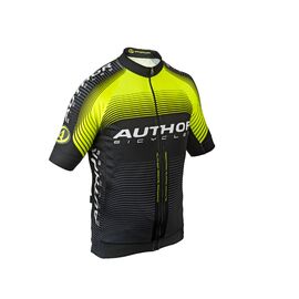 Велофутболка AUTHOR SPORT X7 ARP, черно-неоново-желтая, 8-7059811, Вариант УТ-00140805: Размер: S, изображение  - НаВелосипеде.рф