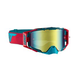 Маска велосипедная Leatt Velocity 6.5 Iriz Red/Teal Bronz, 8019100012, изображение  - НаВелосипеде.рф