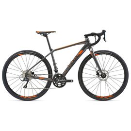 Шоссейный велосипед Giant ToughRoad SLR GX 2 28" 2018, Вариант УТ-00128985: Размер L (Рост 180-185 см), Цвет: угольный/оранжевый, изображение  - НаВелосипеде.рф