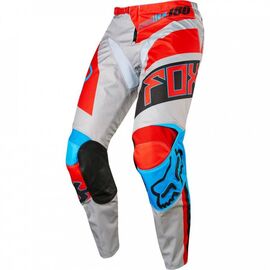 Велоштаны Fox 180 Falcon Pant для экстремальной езды, серо-красный 2019, 17256-037-28, Вариант УТ-00070008: Размер: W28, изображение  - НаВелосипеде.рф