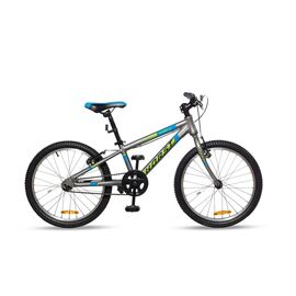 Детский велосипед HORST Hummel SL 20" 2019, Вариант УТ-00141260: Рост: 115 - 135 см, Цвет: серебро/салатовый/синий, изображение  - НаВелосипеде.рф