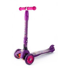 Самокат Vinca Sport, детский, складной,трёхколёсный, AL, подшипник ABEC 9, VSP 9A violet Fairy Camilla, изображение  - НаВелосипеде.рф