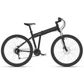 Складной велосипед Stark Cobra 29.3 HD 29" 2019, Вариант УТ-00130094: Рама: 18'' (Рост: 1,67 — 1,78 м), Цвет: чёрный/серый, изображение  - НаВелосипеде.рф