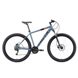 Горный велосипед Stark Funriser 29.4+ HD 29" 2019, Вариант УТ-00130191: Рама: 18'' (Рост: 1,67 — 1,78 м), Цвет: серый/оранжевый, изображение  - НаВелосипеде.рф