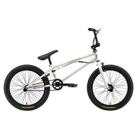 Велосипед BMX Stark Madness 3 20" 2019, Вариант УТ-00130275: Рост: 1,50 — 1,70, Цвет: белый/золотистый, изображение  - НаВелосипеде.рф