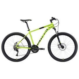 Горный велосипед Stark Router 27.4 D 27,5" 2019, Вариант УТ-00130295: Рама: 18'' (Рост: 1,67 — 1,78 м), Цвет: зелёный/чёрный, изображение  - НаВелосипеде.рф