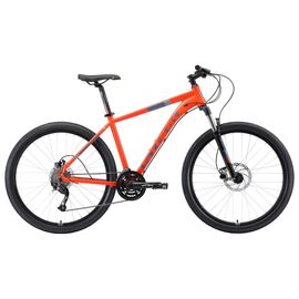 Горный велосипед Stark Router 27.4 HD 27,5" 2019, Вариант УТ-00130297: Рама: 16" (Рост: 1,50 — 1,65 м), Цвет: оранжевый/серый, изображение  - НаВелосипеде.рф