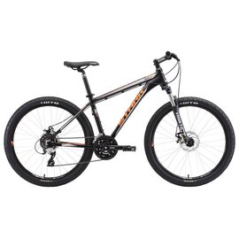 Горный велосипед Stark Tactic 26.4 D 26" 2018, Вариант УТ-00130239: Рама: 18'' (Рост: 1,67 — 1,78 м), Цвет: чёрный/оранжевый/серый, изображение  - НаВелосипеде.рф