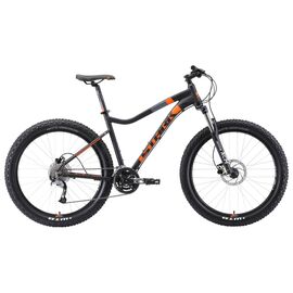 Горный велосипед Stark Tactic 27.5 + HD 27,5" 2019, H000013766, Вариант УТ-00130313: Рама: 17" (Рост: 1,56 — 1,70 м), Цвет: черно-оранжевый, изображение  - НаВелосипеде.рф