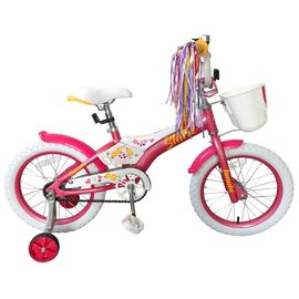 Детский велосипед Stark Tanuki Girl 16" 2019, Вариант УТ-00130322: Рост: 1,01 — 1,15, Цвет: розовый/белый, изображение  - НаВелосипеде.рф