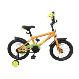 Детский велосипед Stark Tanuki 16" 2019, Вариант УТ-00130321: Рост: 1,01 — 1,15, Цвет: оранжевый/жёлтый, изображение  - НаВелосипеде.рф