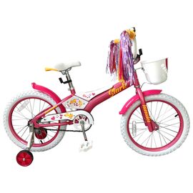 Детский велосипед Stark Tanuki Girl 18" 2019, Вариант УТ-00130323: Рост: 1,01 — 1,15 м, Цвет: розовый/белый, изображение  - НаВелосипеде.рф